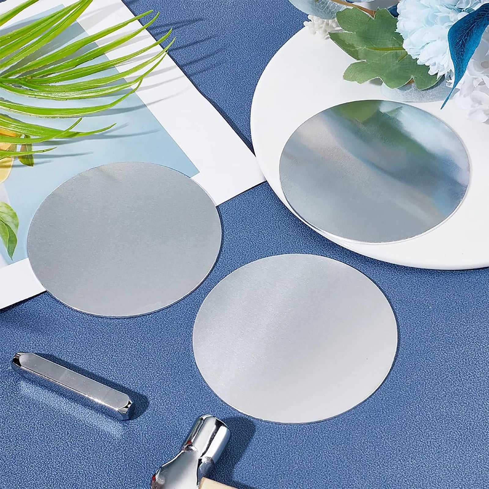 Round Aluminum Sheet Disc Plate 0.5/1/1.5/2~5mm Thick Aluminium Discs 50~300mm