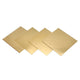 Thick 1.0/1.2mm Natural Brass Sheet Metal Guillotine Cut Copper Plate Multi Size