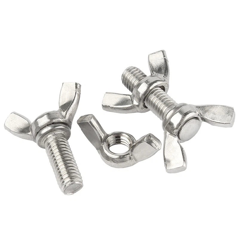 201/304/316 Stainless Butterfly Wing Bolts Screws Thumb Screws Wing Bolts M3-M12