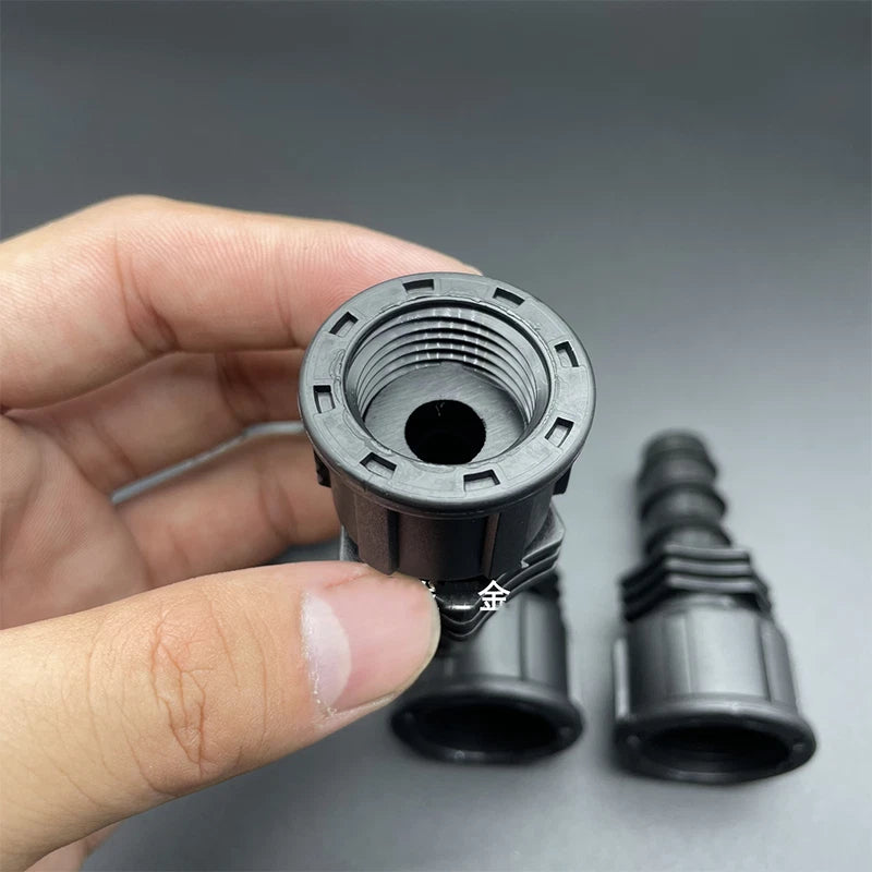 Plastic Barbed Hose Connector Fitting – Male & Female Thread
