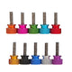 5Pcs M5 Knurled Thumb Screws Aluminium+Stainless Hand Grip Knob Bolts 5mm~100mm