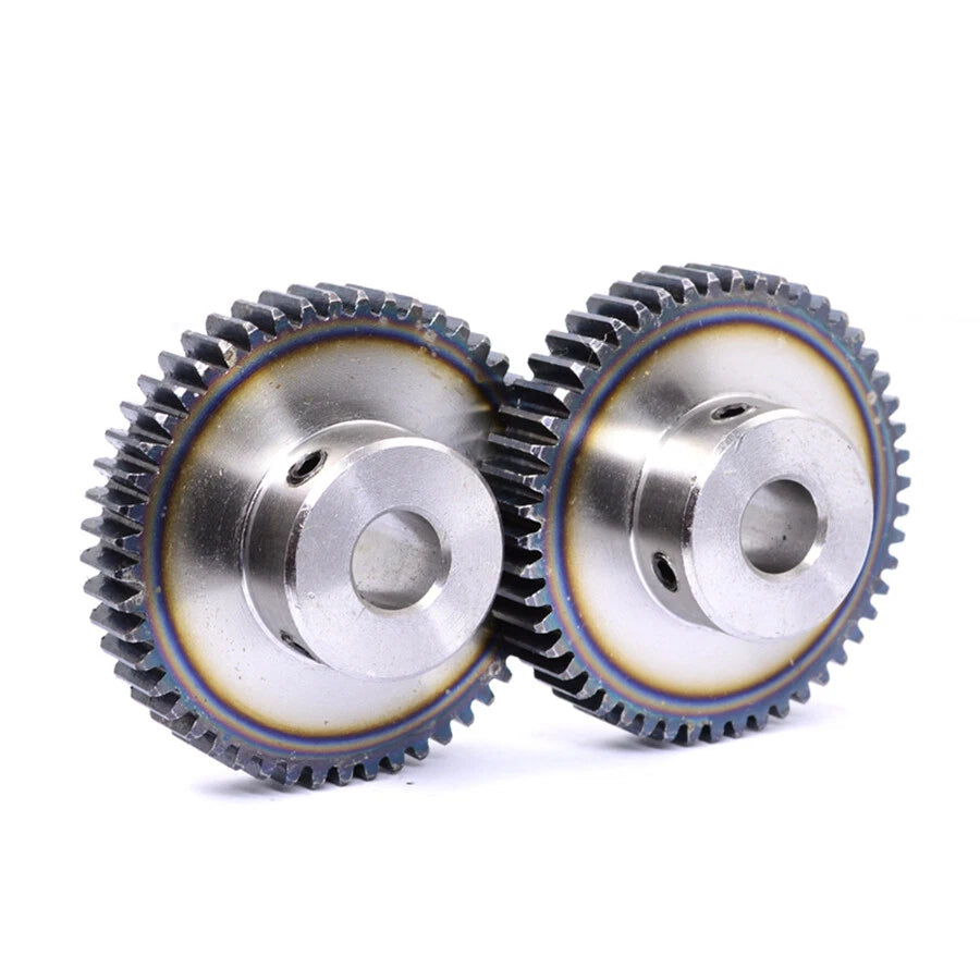 1 Mod 45# Steel Pinion Spur Gears 12-120 Teeth 5-16mm Bore With Screw Hard Tooth