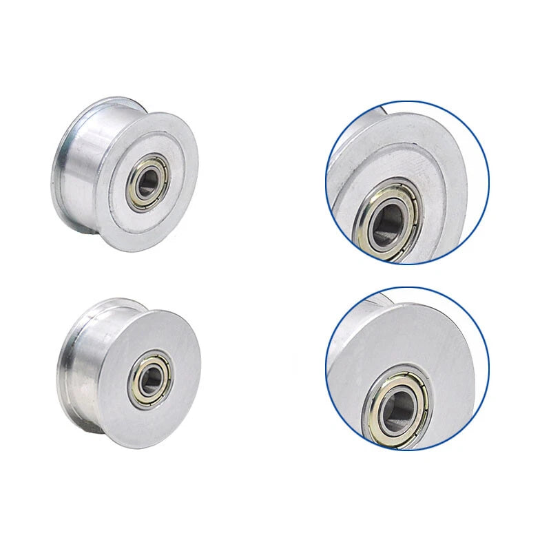 5M Smooth-Tooth Idler Pulley 12-50 Teeth Bore 3mm-25mm for 20mm Width Belt