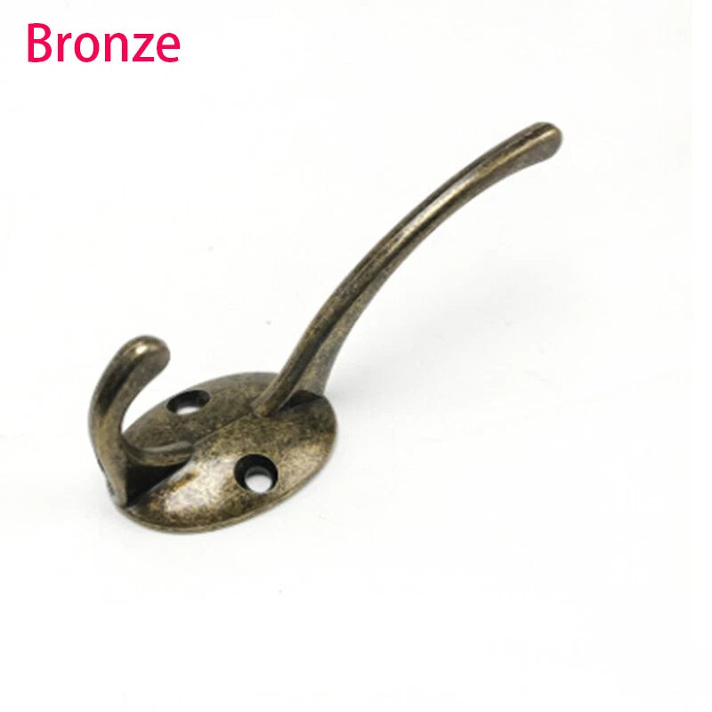 1/10 PACK Coat Hooks Rack Robe Wall Door Dress Bathroom Clothes Hangers