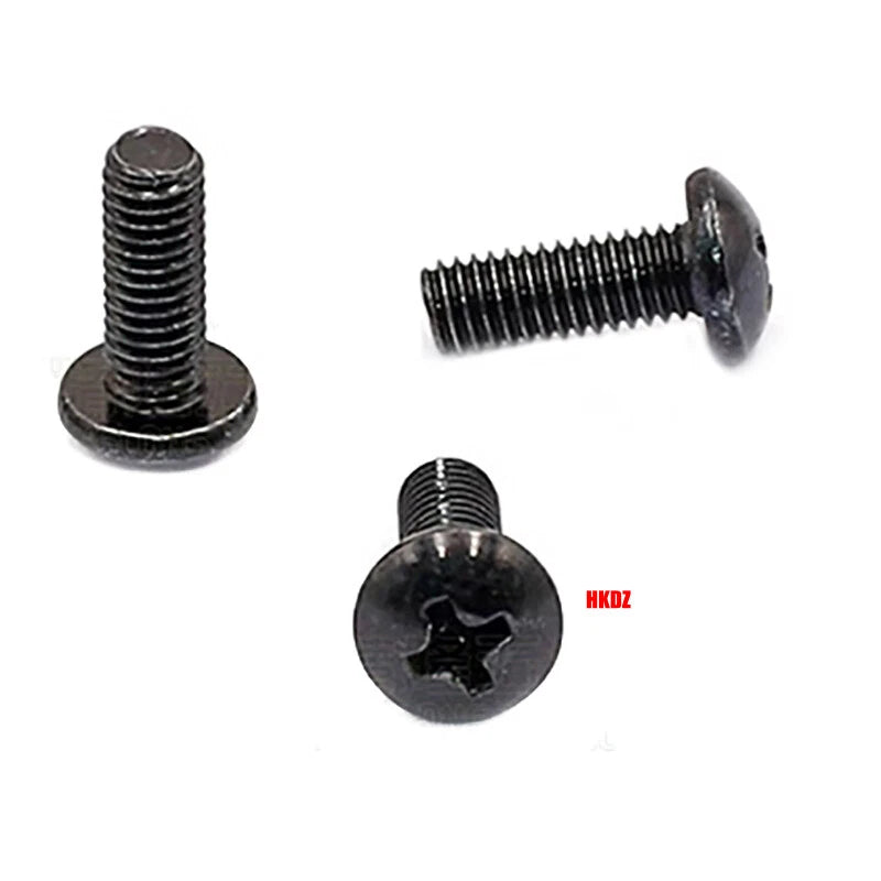 10#32 Phillips Pan Head Machine Screws – Black Zinc Carbon Steel, Round Head, 3/8” 1/2” 1.5”