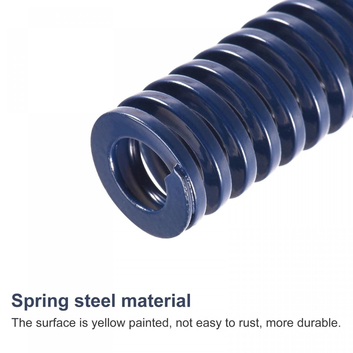 Blue Light load Compression Die Spring 30 - 40mm Diameter & Up To 300mm Long - HomeDIYer