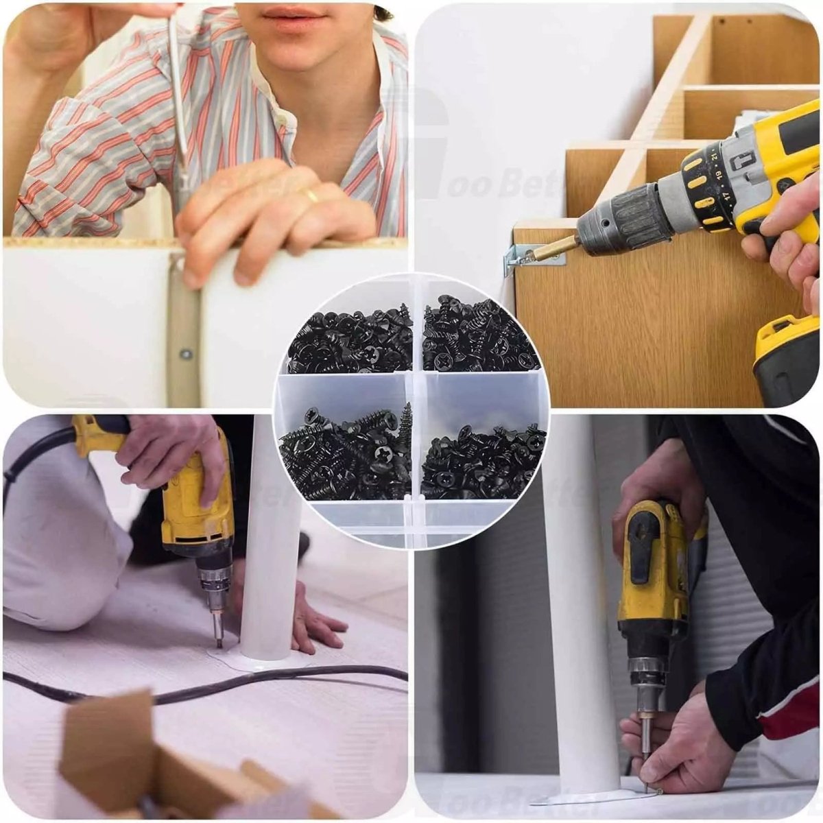 800PCS M2 Laptop Notebook Computer Replacement Screws Kit Small Micro Mini Screw - HomeDIYer