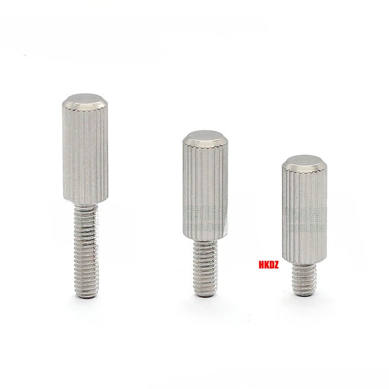 303 Stainless Steel Knurled Thumb Screws With Small Head M3/M4x6~16mm Hand Screw