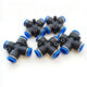 Nylon Pneumatic 4-Way Junction Push-Fit Connector | PZA Air Line Fitting