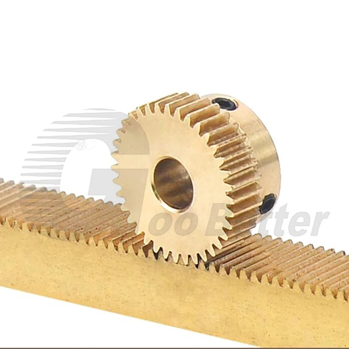 0.5 Mod Brass Pinion Spur Gear 25 Teeth Bore 4/5/6/6.35/7mm Transmission Gear