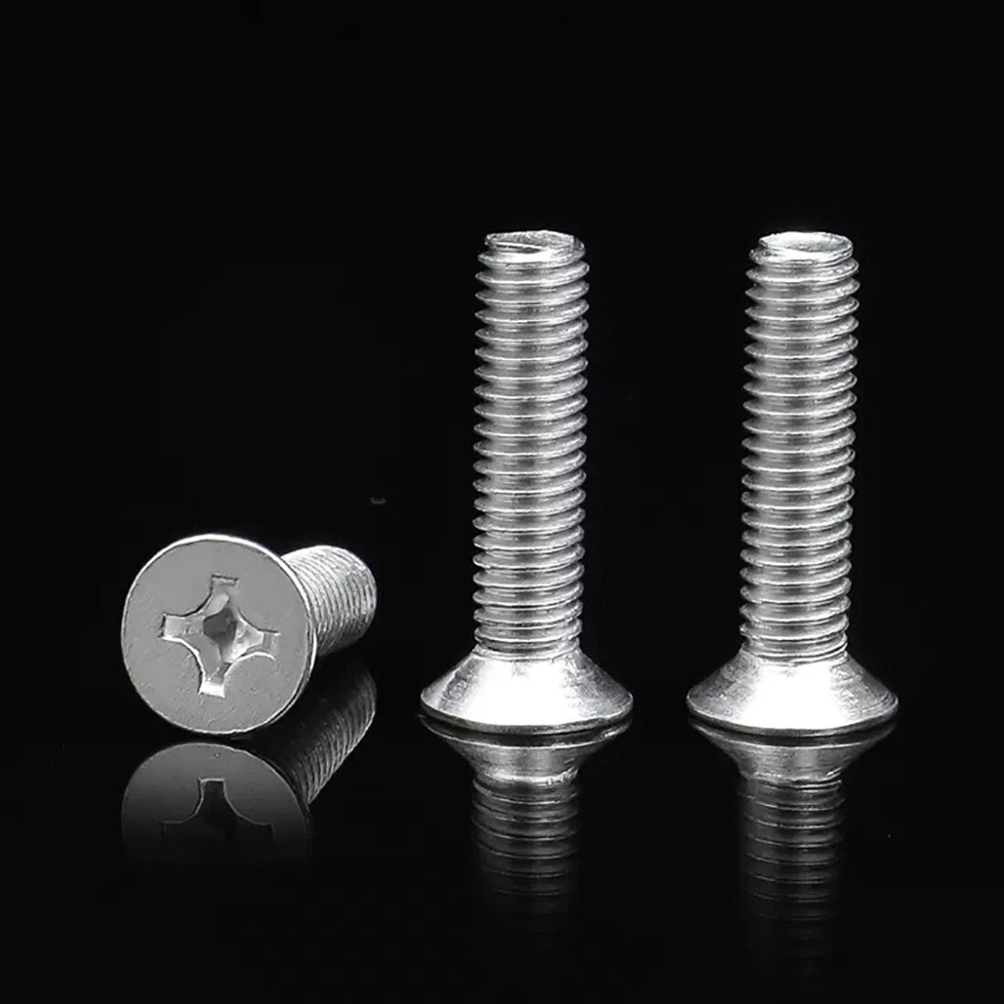 M3-M10 Aluminum Alloy Phillips Countersunk Flat Head Machine Screws | Anodized