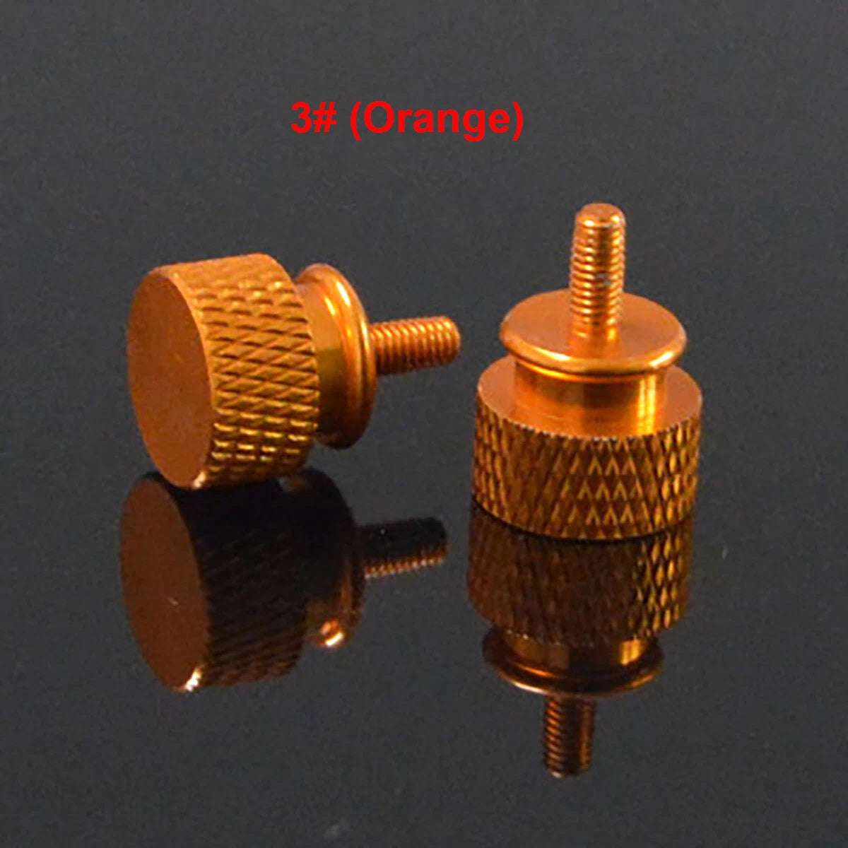 M3 Knurled Thumb Screws – Color Anodized Aluminum Alloy for PC Case Panels