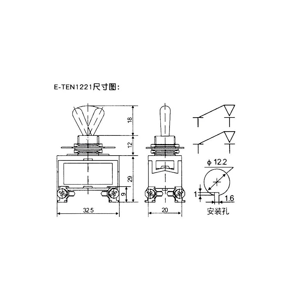 Heavy Duty Toggle Switch | ON-OFF ON-ON 2/3 Position SPST DPST DPDT | 5A–15A 250VAC | Car Dash Boat Panel