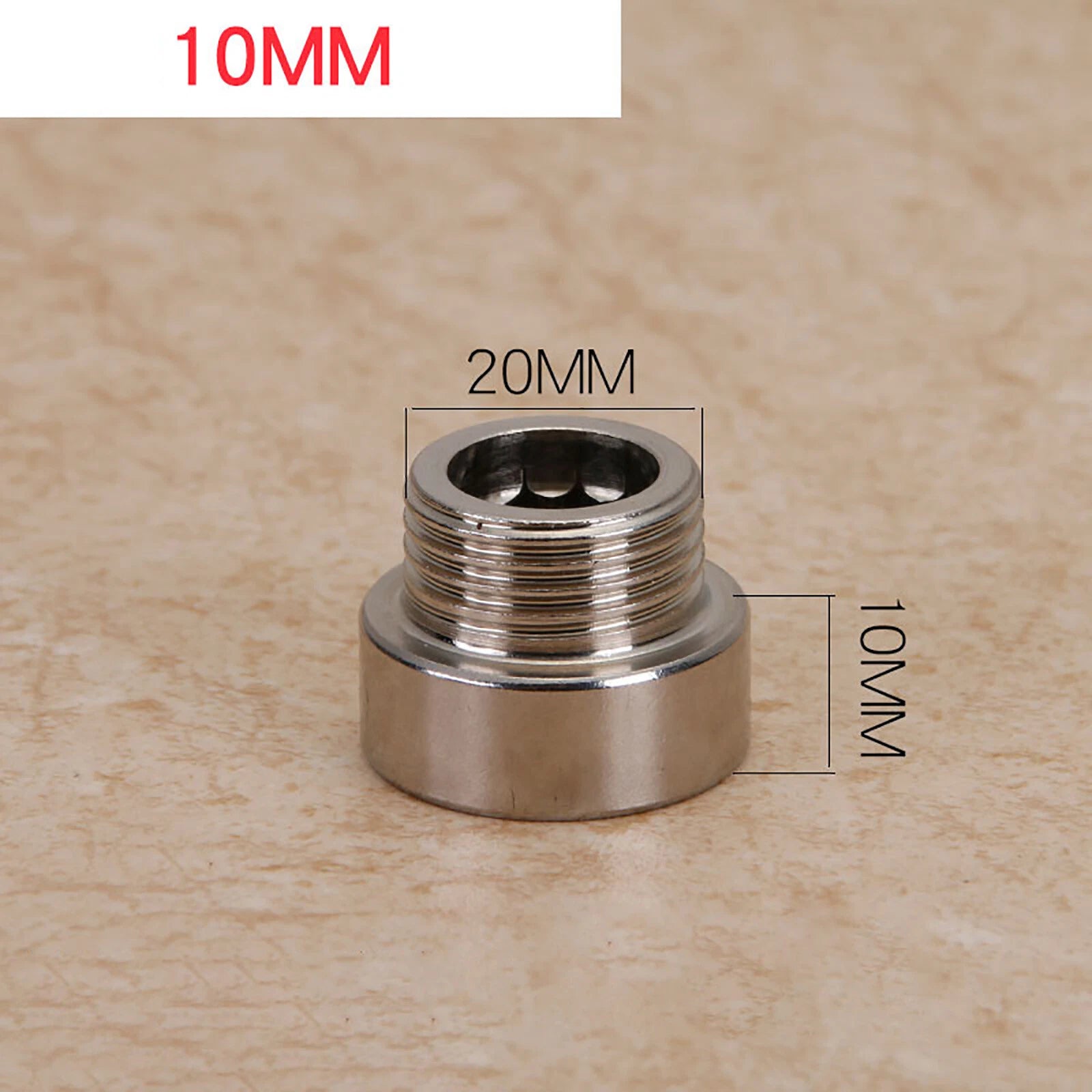 Stainless Steel Tap Extension Connector — Male x Female Pipe Fitting Adapter