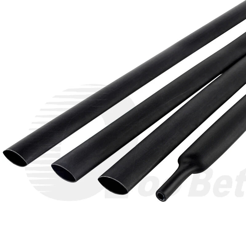 4:1 Adhesive Glue-Lined Heat Shrink Tubing – Waterproof Black