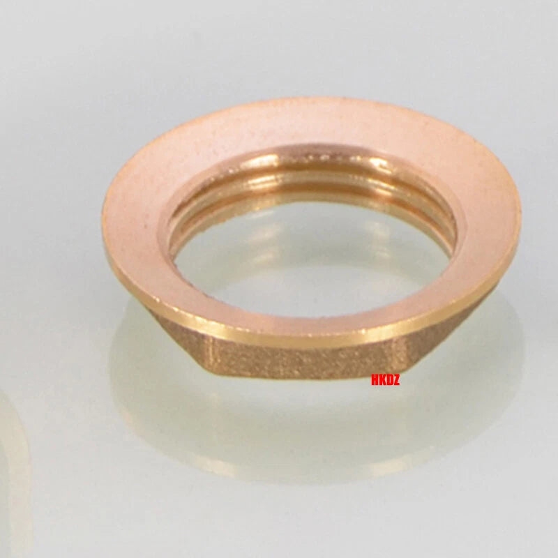 1 2" 3 4" 1" BSP Brass Hex Lock Nuts Flange Pipe Fittings Tank Thread Connection