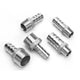BSP Thread Fitting x Barb Hose Tail End Connector Splitter A2 Stainless Steel