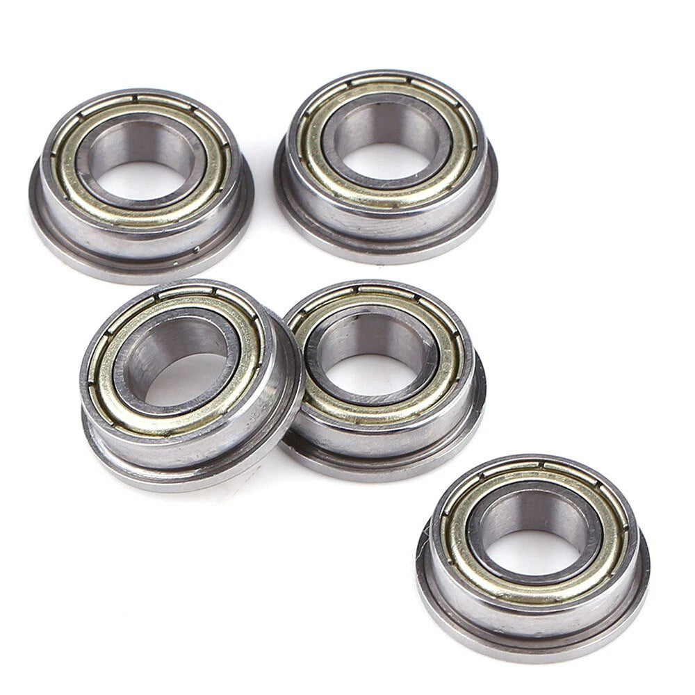 Miniature Metal Flanged Bearings Double Shielded Ball Bearing ZZ Type ID 2mm-8mm