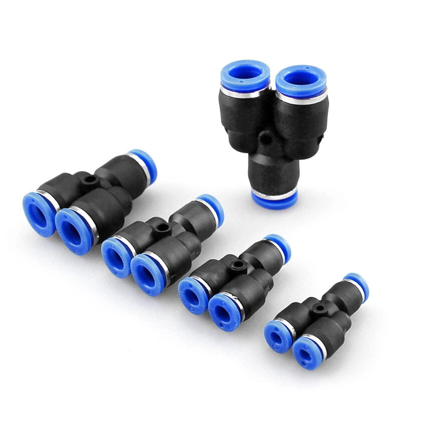 Pneumatic Push-In Tube Fittings | Air Line Quick Connectors 4–16mm OD