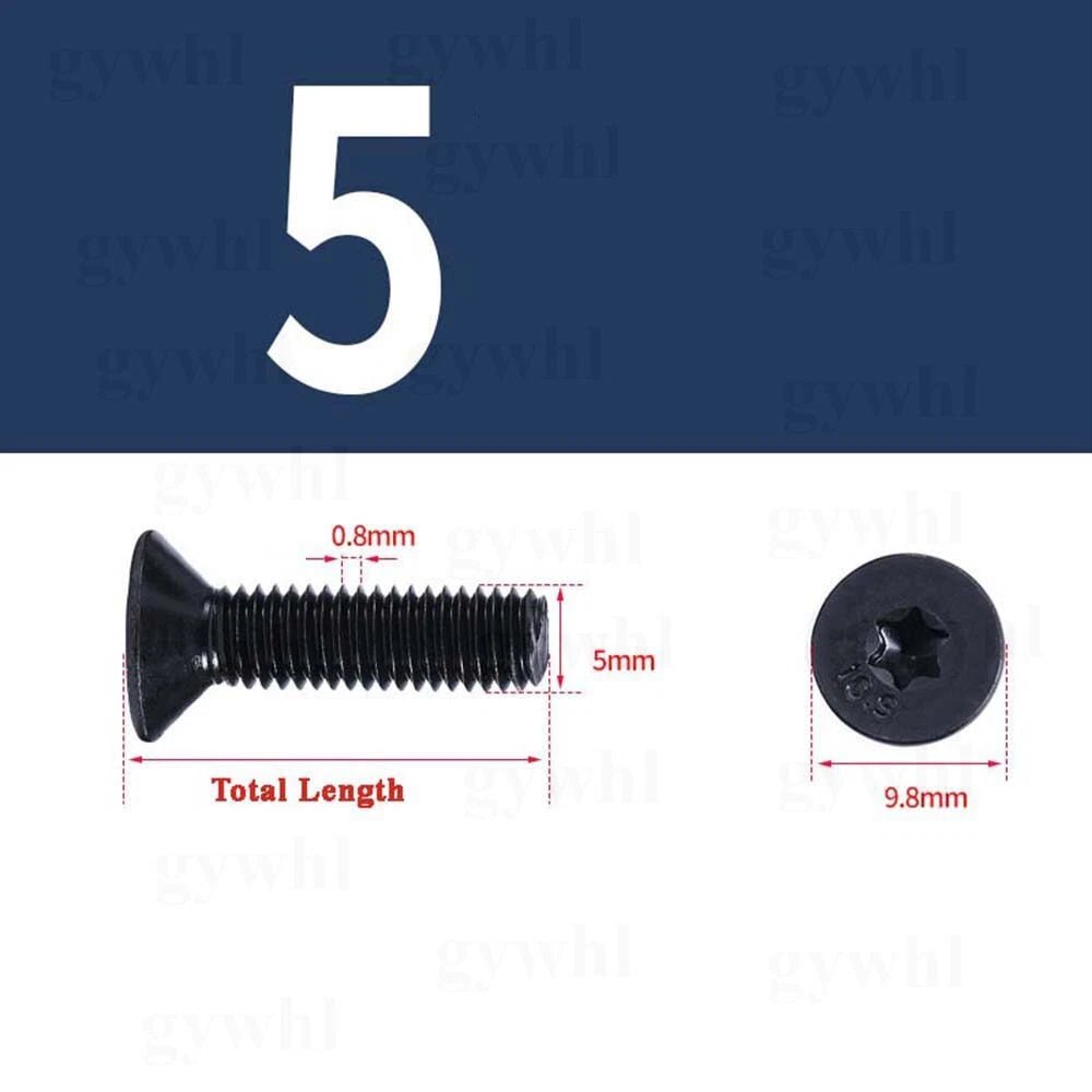 10.9 Alloy Steel Torx Countersunk Machine Screws M3 M4 M5 M6 M8 M10 DIN 965 - HomeDIYer