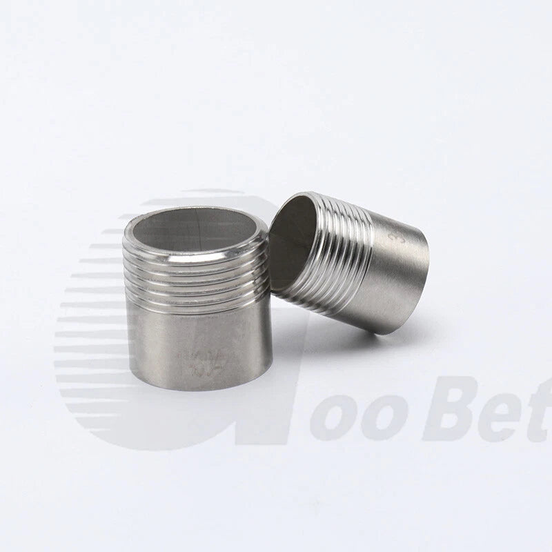 Stainless Steel 304 Weld Nipple Connector — BSP 1/4" to 4" Threaded Pipe Fitting