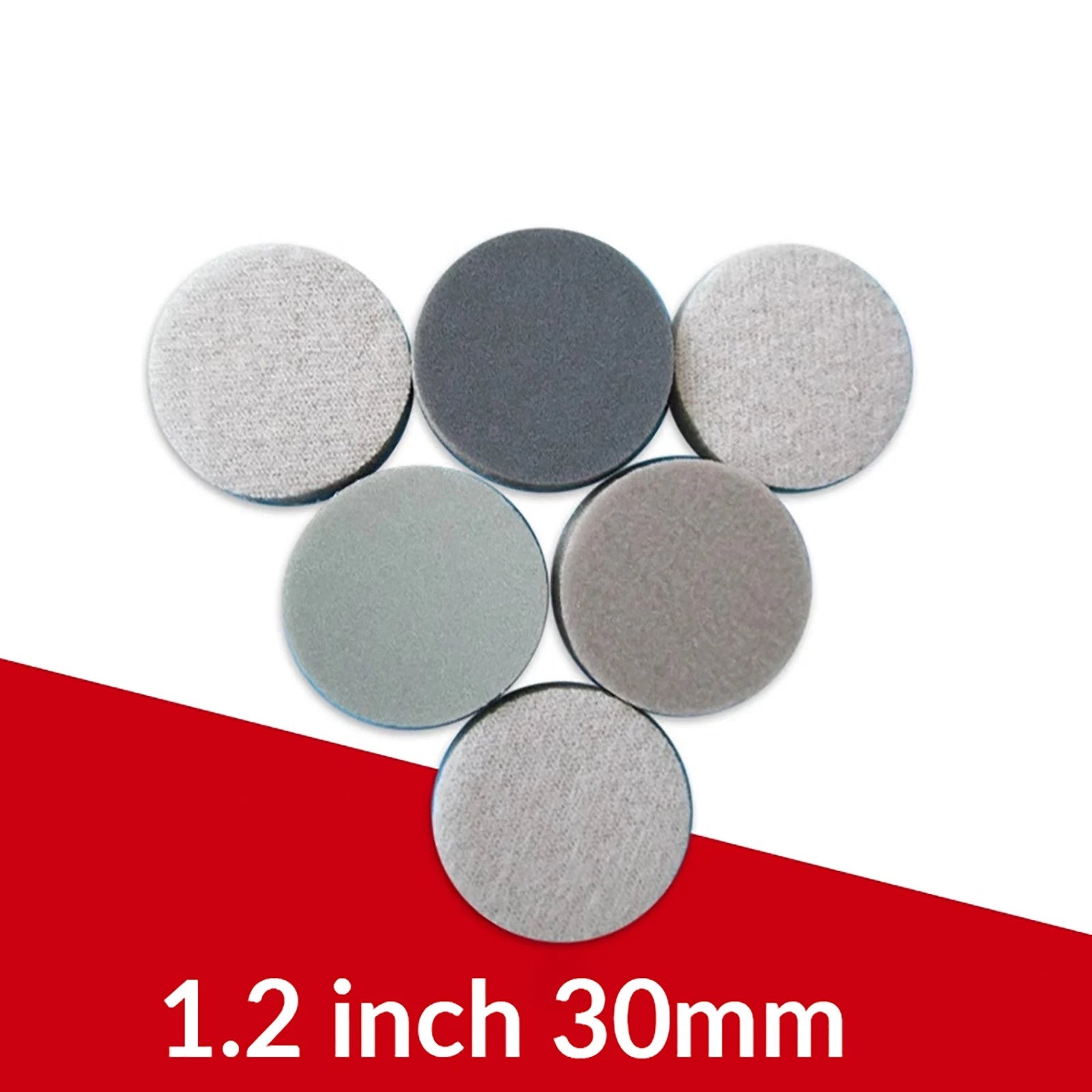 25-150mm Sponge Abrasive Sanding Discs Sandpaper 300-3000Grit Hook and Loop Pads