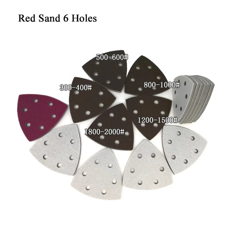 90*90*90mm Triangular Sponge Sandpaper Wet & dry Sanding Paper 300 -3000 grit