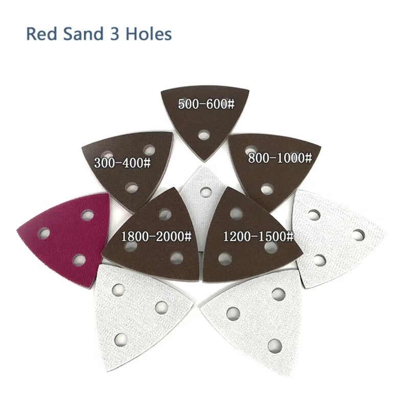 80*80*80mm Triangular Sponge Sandpaper Wet & dry Sanding Paper 300 -3000 grit