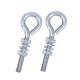 Galvanised Stainless Eye Screws Hooks Eye Bolts Closed Screws Threaded Rings Set