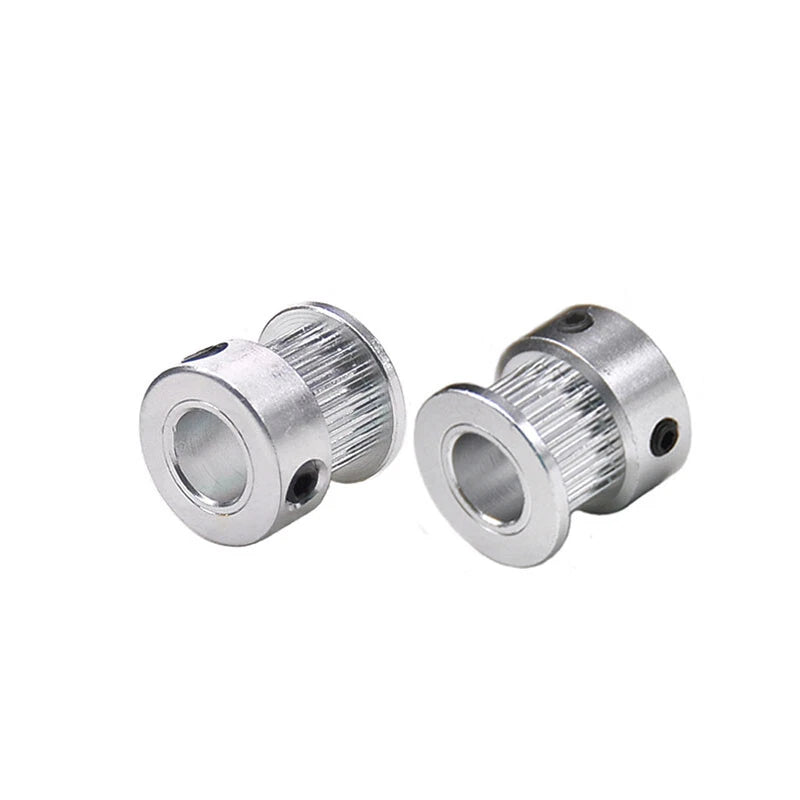 2GT Drive Pulley With Step 16 Tooth - 100 Tooth Bore 4mm - 25mm for 6mm Belt