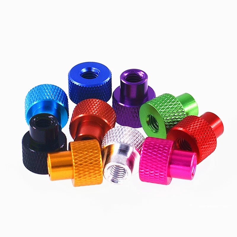 UNC Knurled Thumb Screws – Aluminum Alloy Hand Grip Knob Bolts with Through Hole - HomeDIYer
