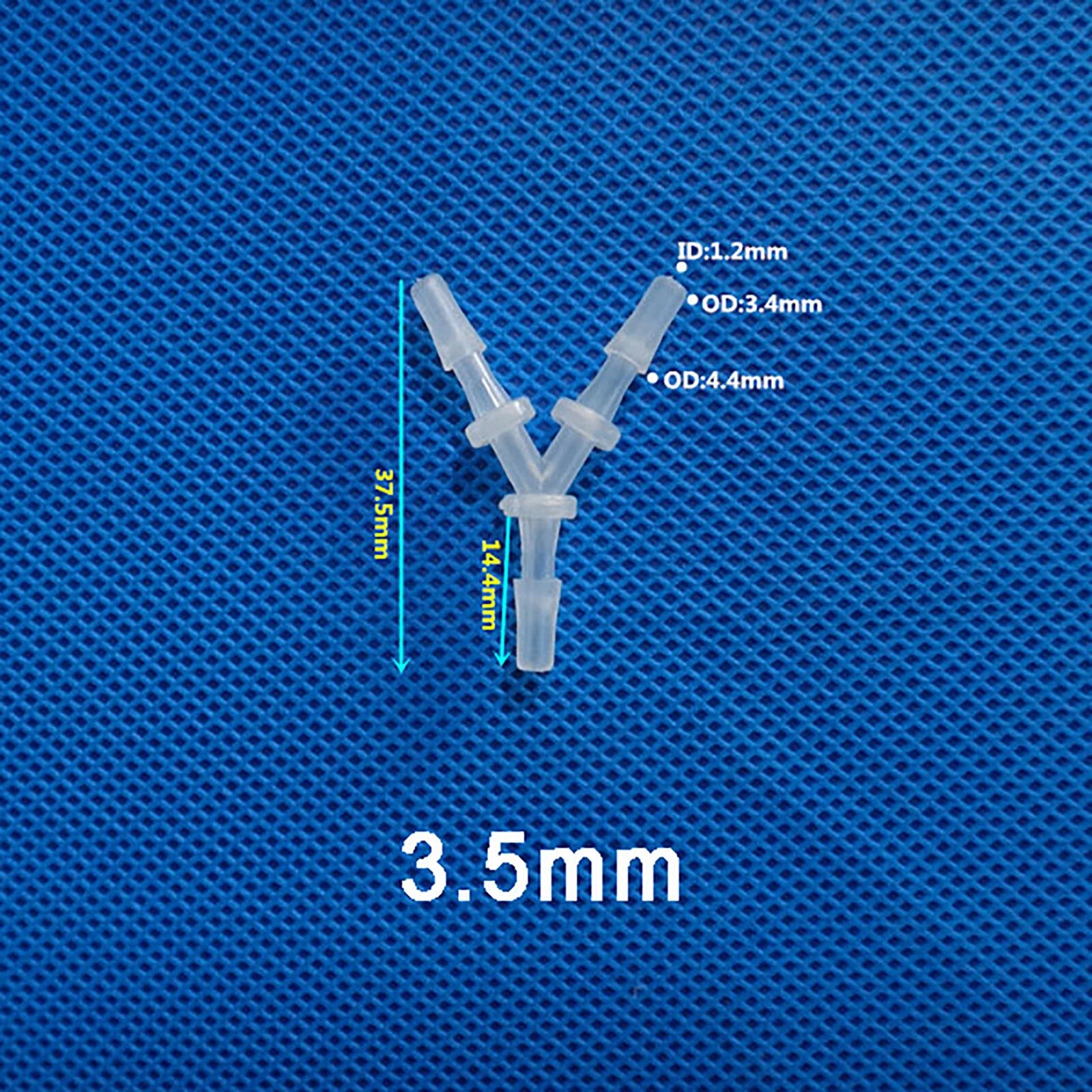 Y Joiner 3-Way Plastic Barb Hose Connector – Air Fuel Water Pipe Fitting