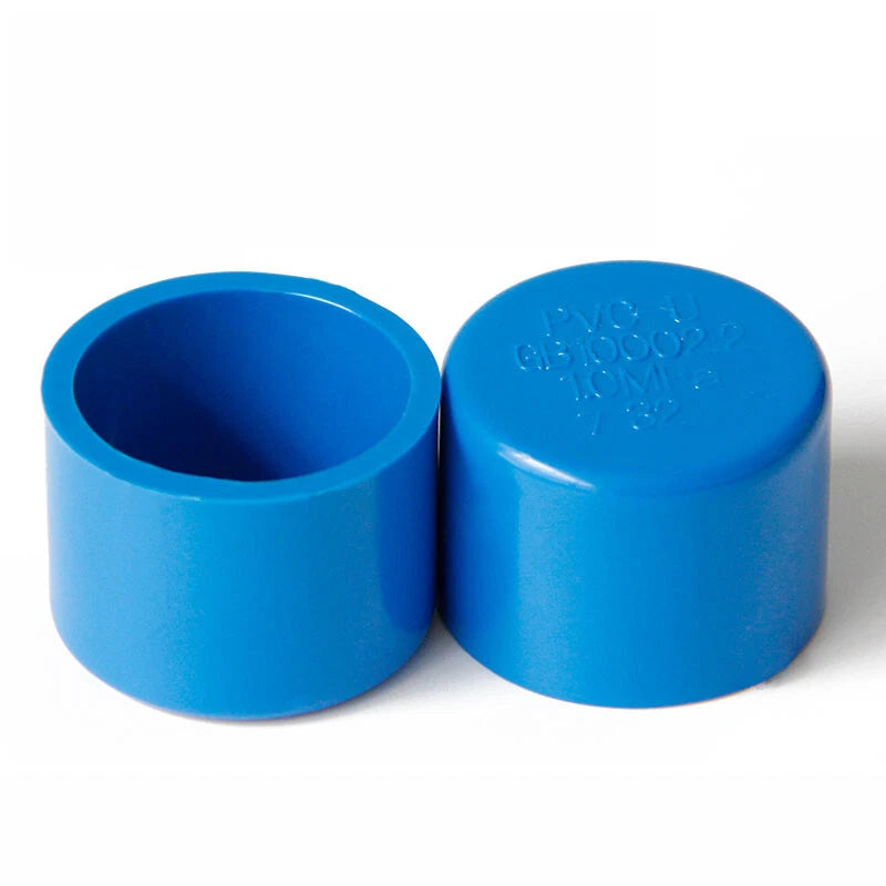 PVC Cap End Caps Plug Blanking ø20mm~160mm Blue Adhesive Drain Pipe Fittings