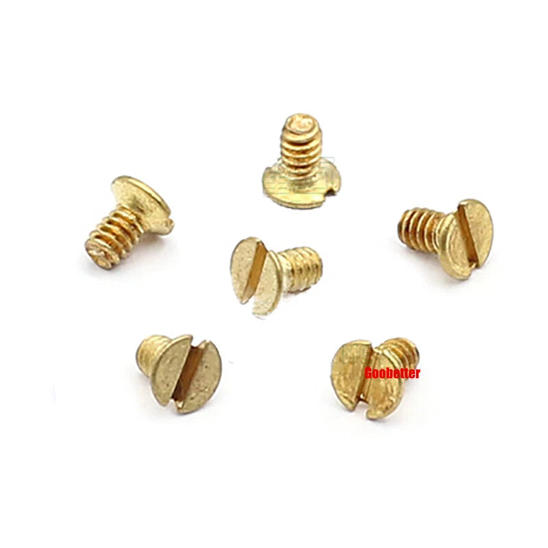 M1.2 M1.6 M2 M4 M5 M6 Slotted Countersunk Head Machine Screws Flat Bolts 3~25mm