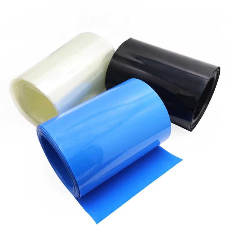 PVC Heat Shrink Tubing for Battery Packs — Flat Width 130mm to 500mm