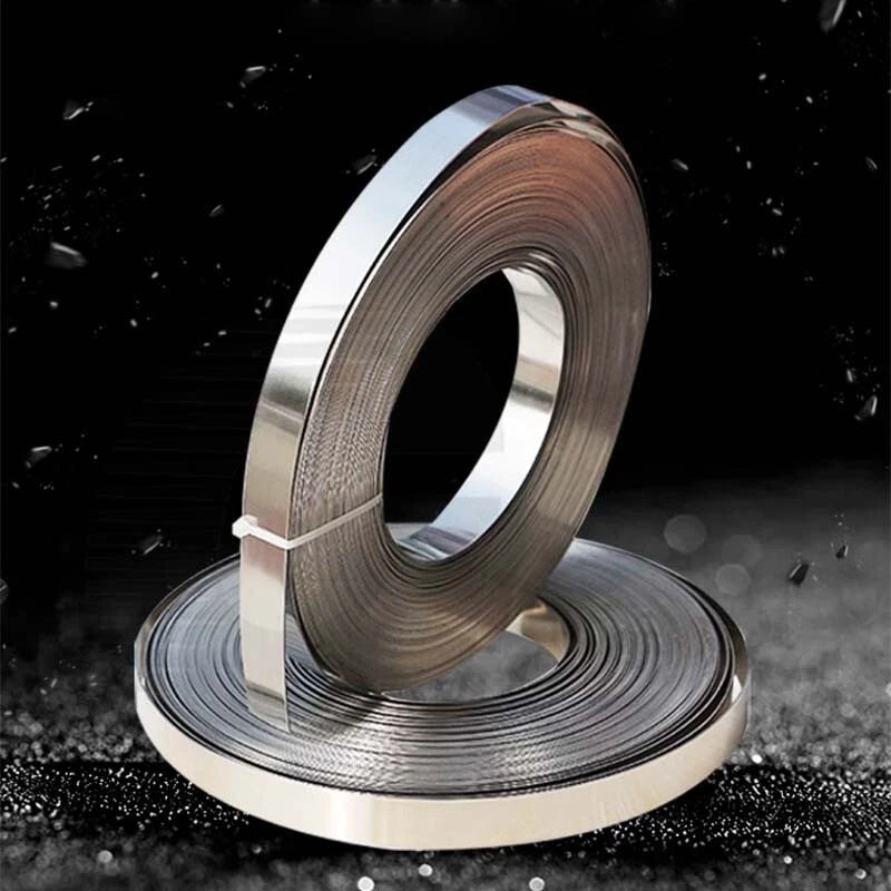 A2 304 Stainless Steel Flat Bar Metal Strip Sheet Foil Band Roll 0.1mm-1mm Thick