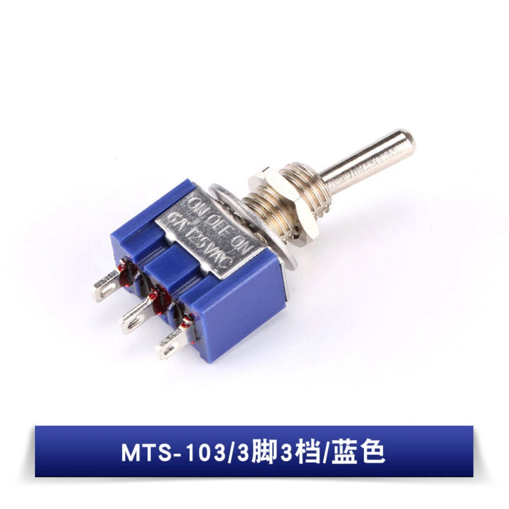 MTS Series Mini Toggle Switch SPDT DPDT ON-ON ON-OFF-ON for Car Boat Dashboard