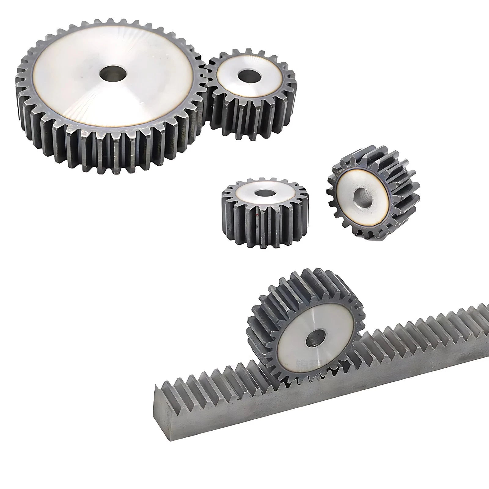 Mod 1/1.5/2/2.5/3/4/5 10T-50T Spur Gear 45# Steel Pinion Gear Thickn 10/15-40mm