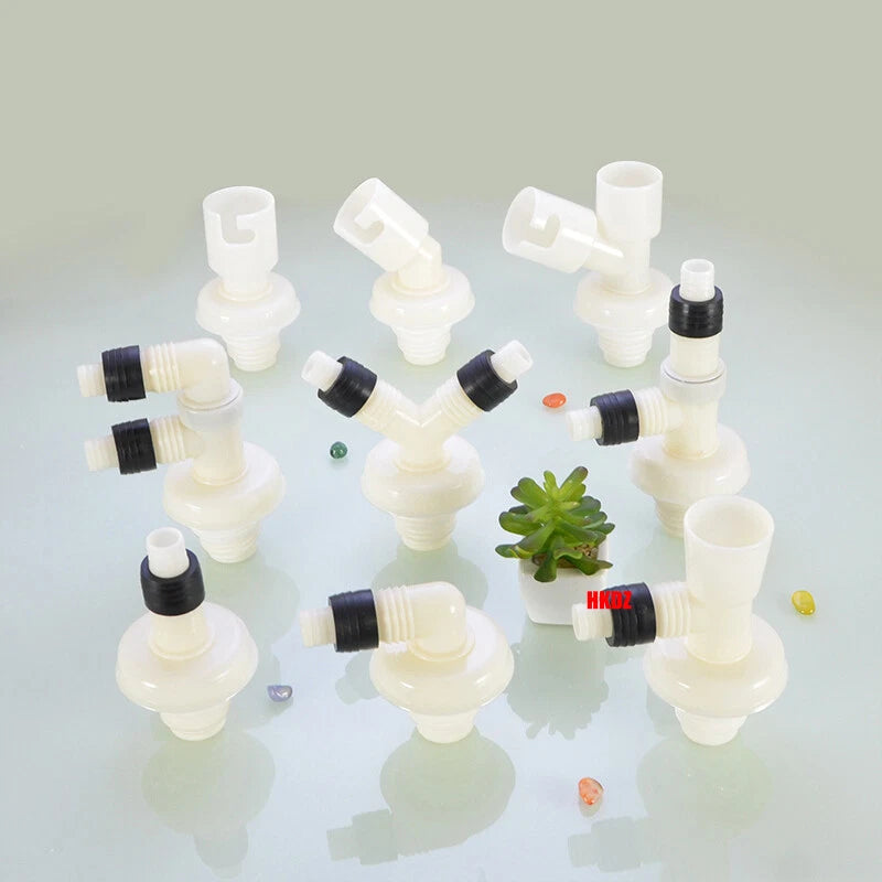 Washing Machine Drain Hose Connector — Tee, Elbow, Straight & Triple Fittings for Sink & Basin