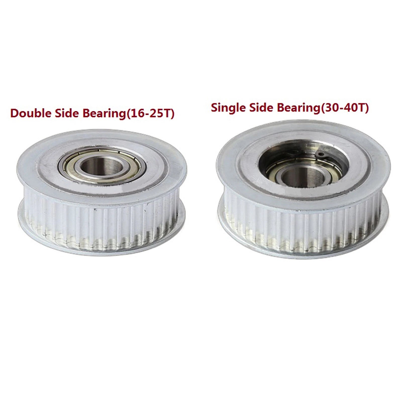 HTD-8M Timing Belt Drive Tensioner Pulley Width 16/21/27/32/42mm Idler Pulleys