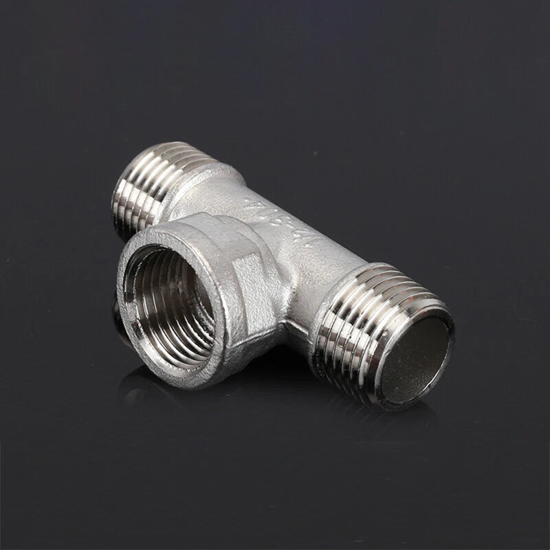1/2" BSP Stainless Steel Pipe Fittings — Male/Female Adaptors, Tees & Couplings (A2)