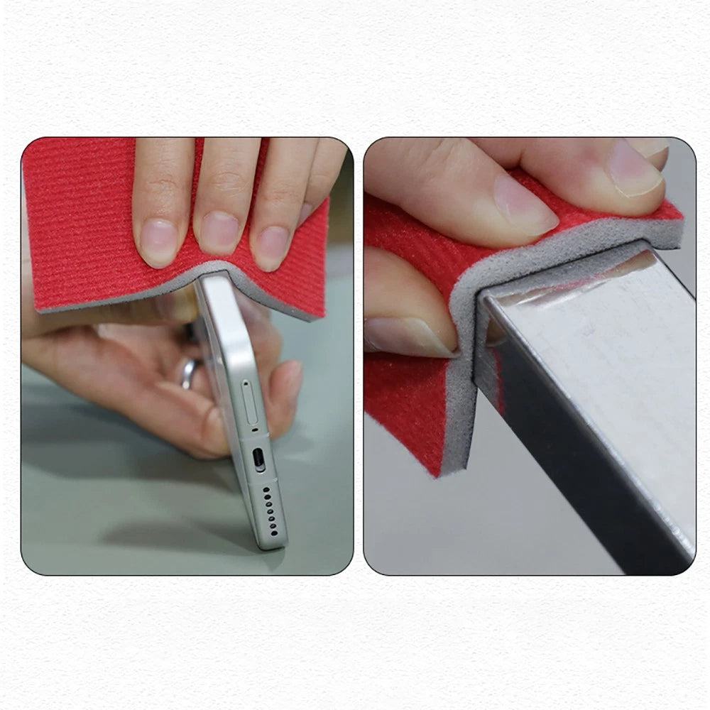Square Sponge Sandpaper Sheets — P180 to P2500 Grit Wet & Dry Flexible Foam Abrasive 100x75x5mm