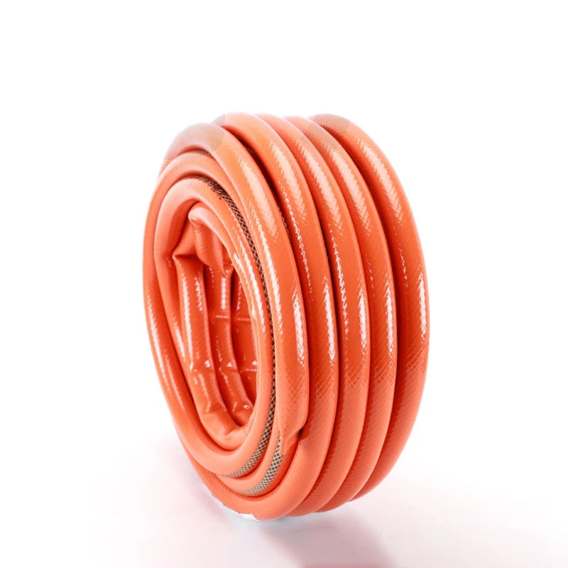 PVC Flexible Braided Tubing — Hydroponics & Irrigation Hose with Optional Clips