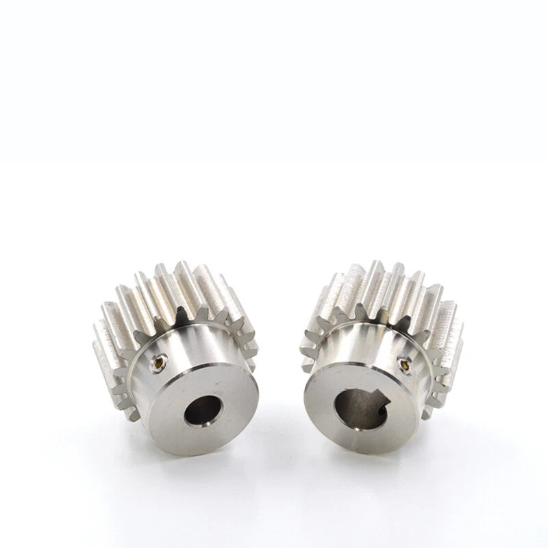 Module 1.5 Spur Gear A2 Steel 12-32 Tooth with Hub Pinion Motor Gear Bore 6-20mm