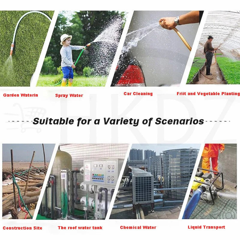 Clear Flexible PVC Hose — Fibre Reinforced Braided, Food Grade Water Oil Tube