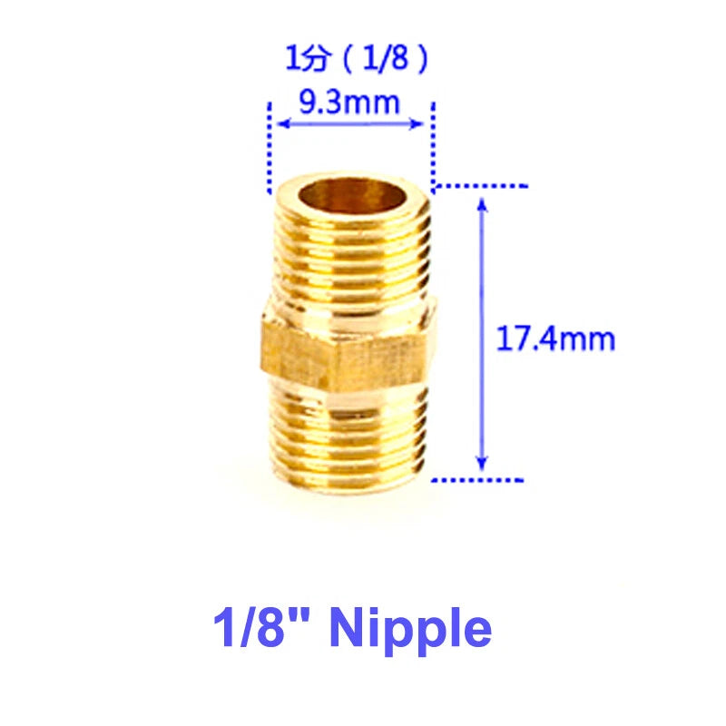 Brass BSP Pipe Fittings – Nipples, Couplings, Elbows, Tees, Plugs & Caps