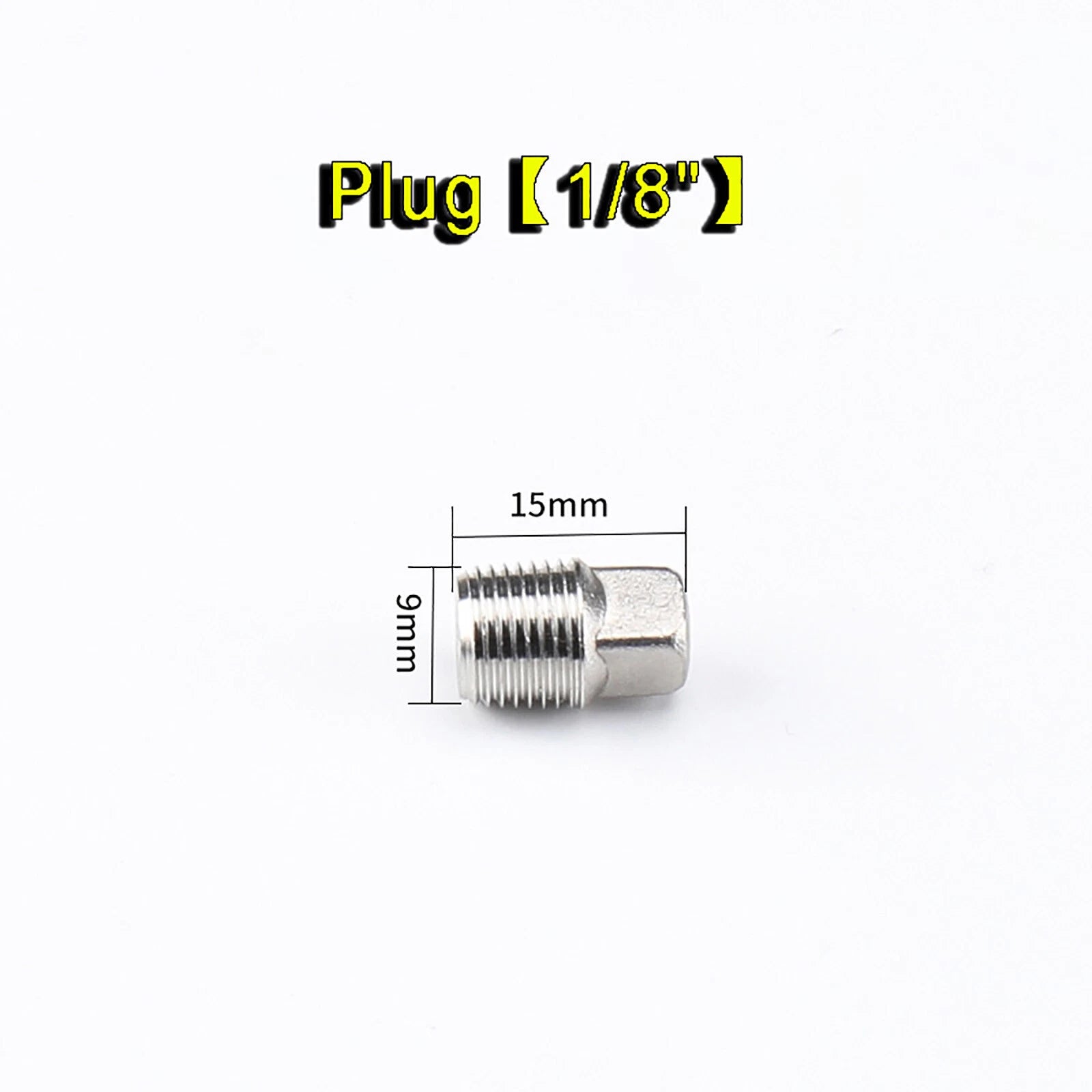 304 Stainless Steel BSP Female End Cap & Hollow Plug Pipe Fittings | 1/8" to 2"
