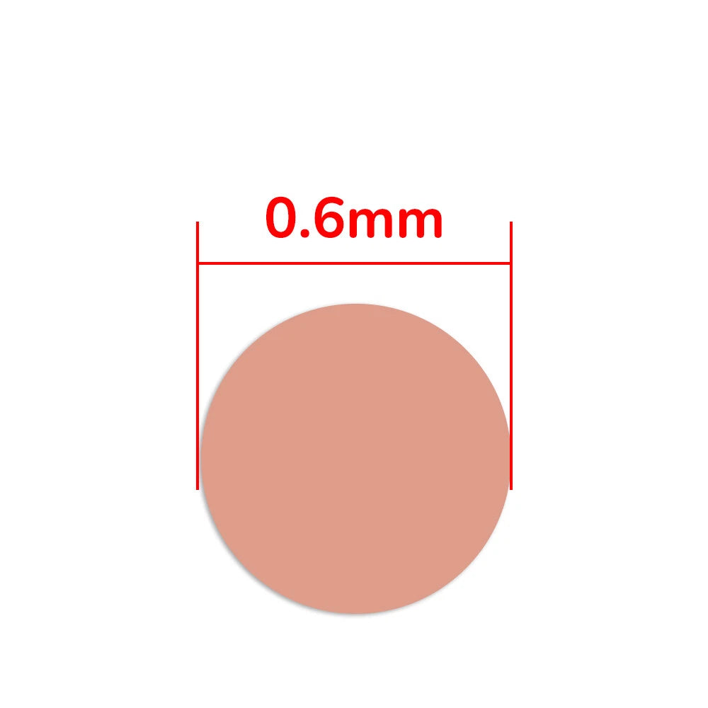 Solid 99.9% Pure Bare Copper Wire Bonsai Jewellery DIY Craft 0.4mm to 2.0mm