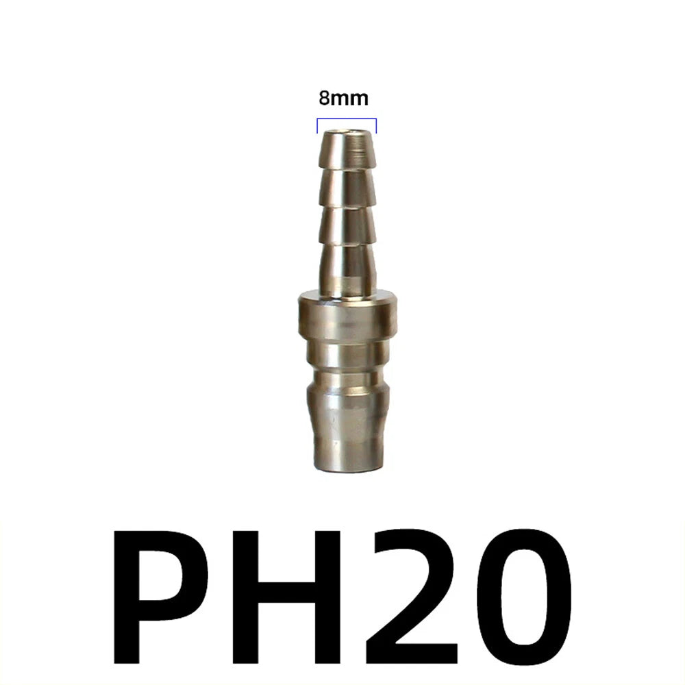 2 3 Way 1 4" Bsp Air Line Hose Compressor Y Splitter Coupling Connector Airline