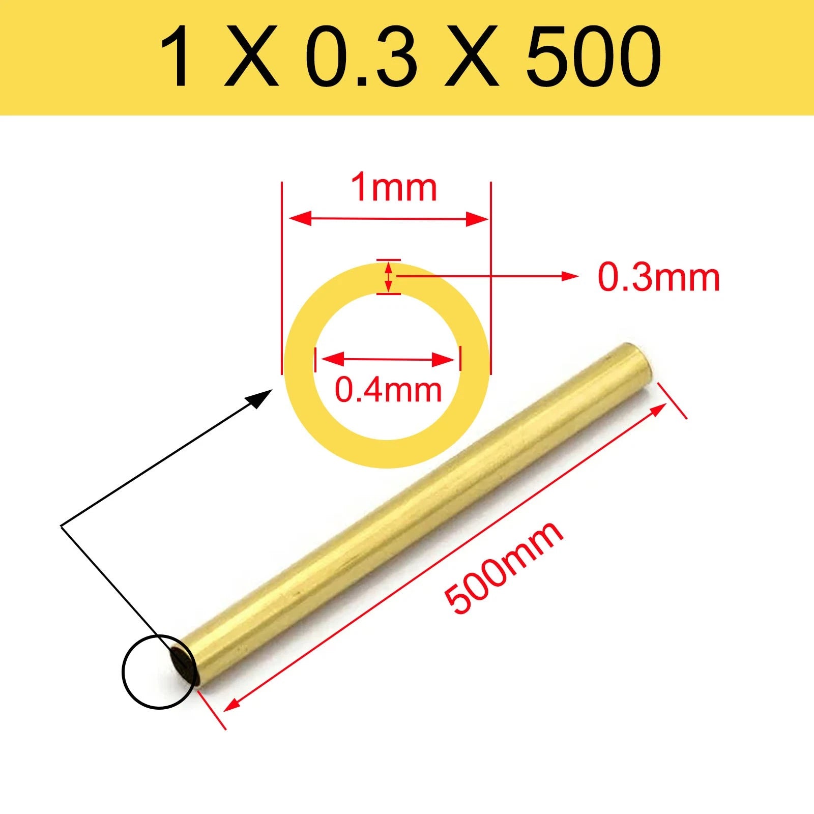 Brass Tubes ROUND PIPE Cu 62% OD 2mm 3mm 4mm 5mm 6mm 7mm 8mm 9mm 10mm To 90mm